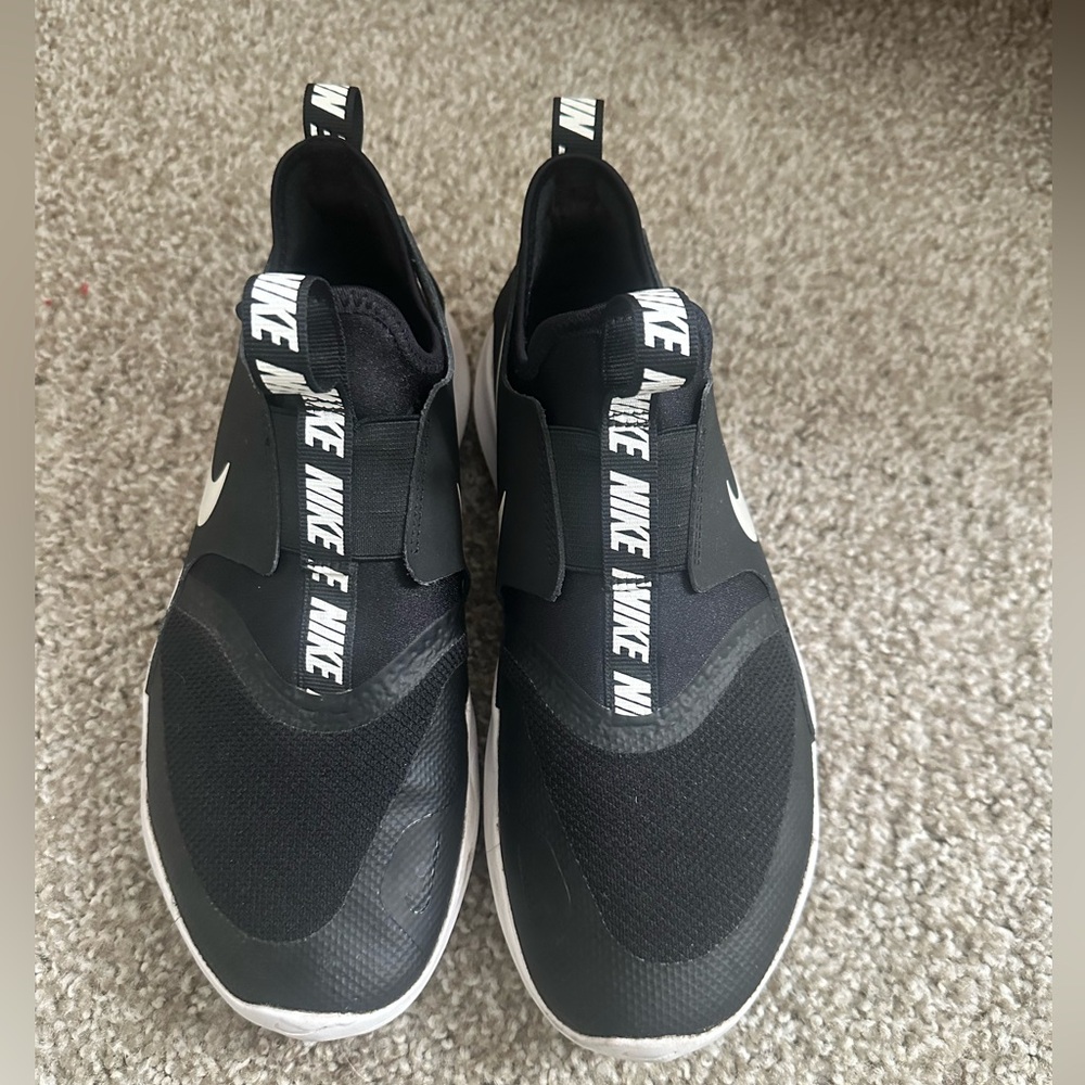 Nike Black and White Flex Runner Sneakers